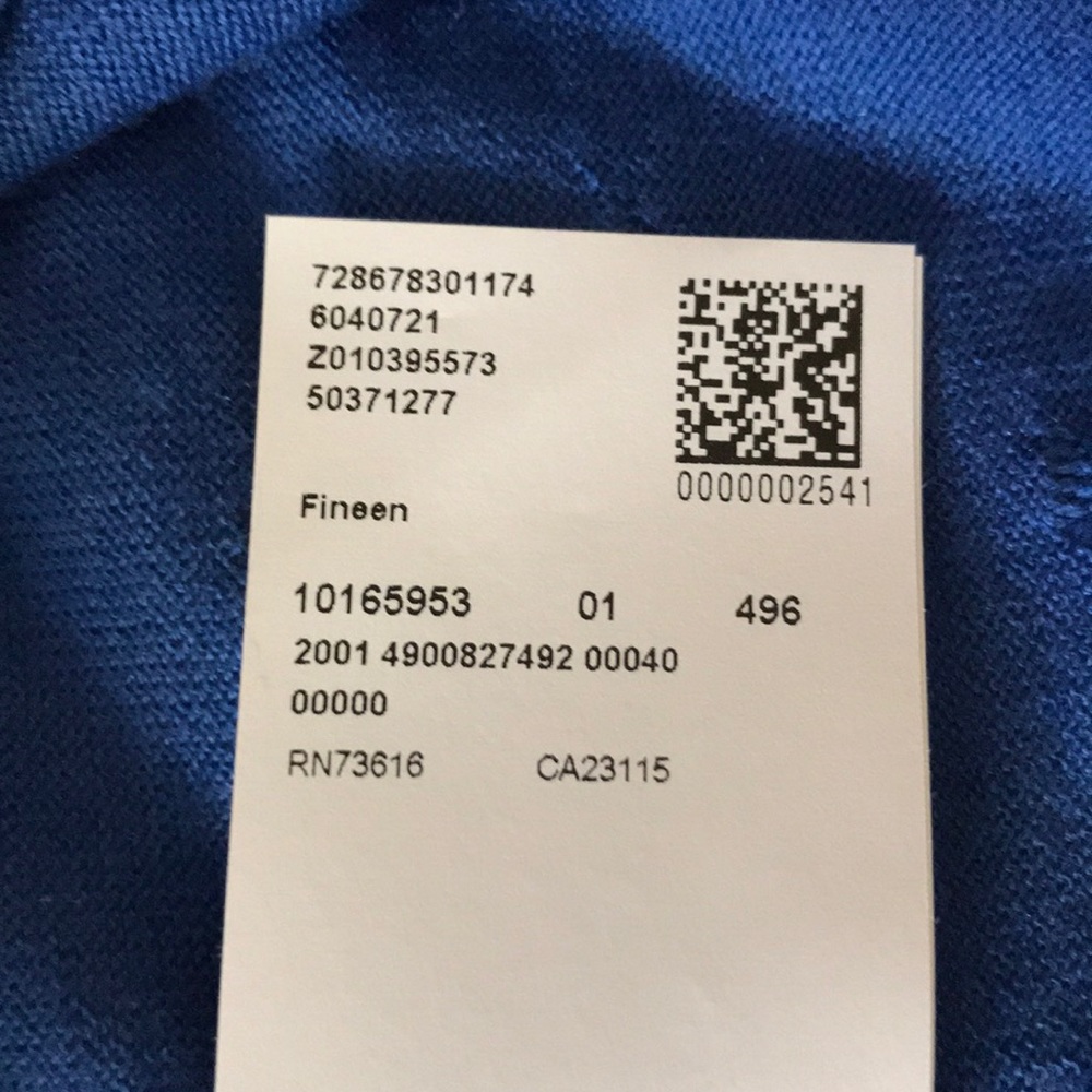 Boss Hugo Boss Open Blue knit top NWT size (S) 4-6 - Picture 6 of 9
